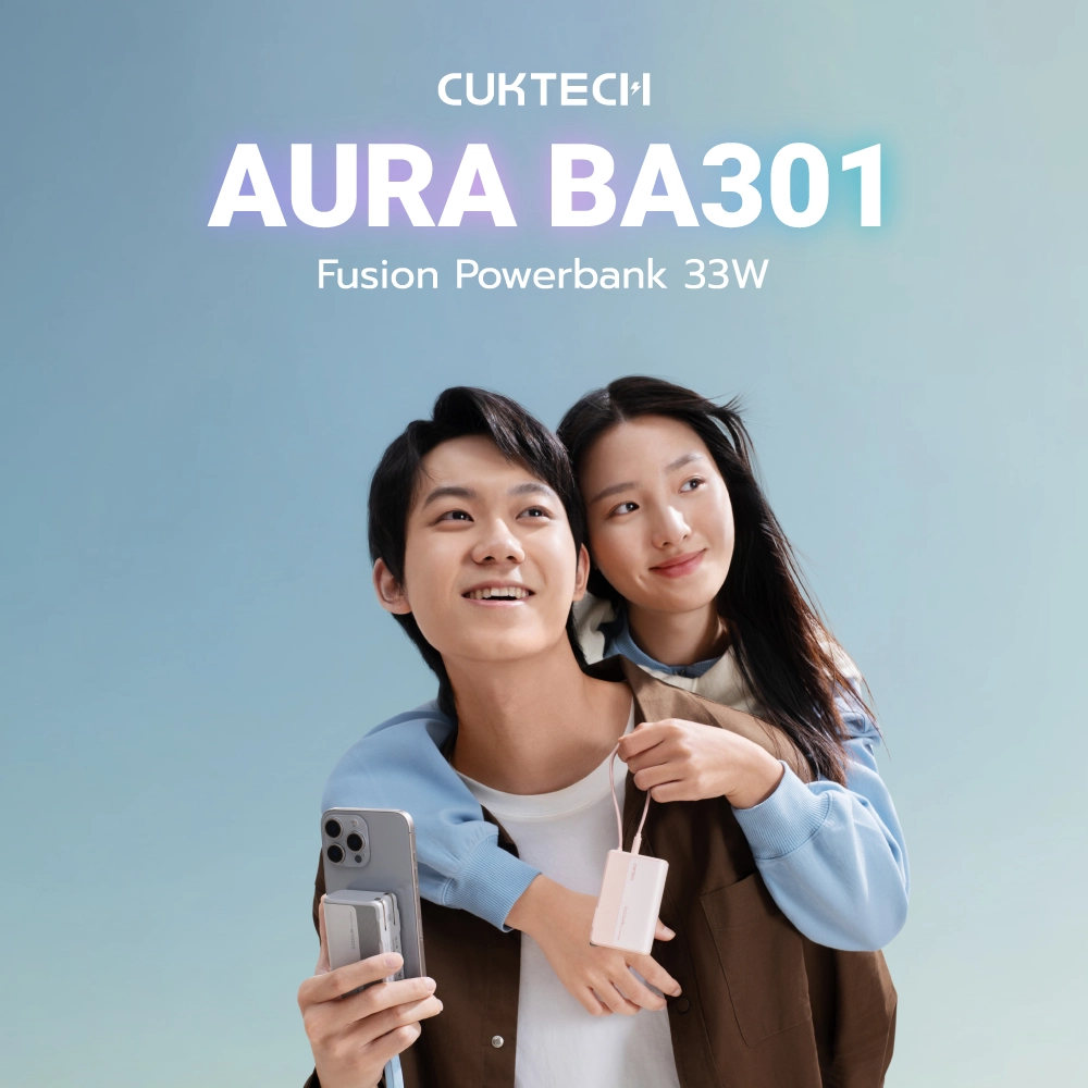 Củ sạc kiêm pin dự phòng 5000mAh CUKTECH BA301