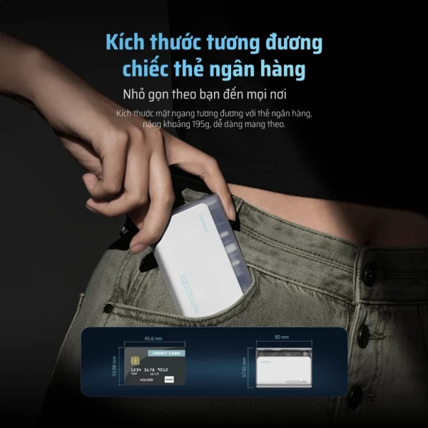 Pin sạc Dự Phòng 10000mAh CUKTECH PB100S - Ảnh 3