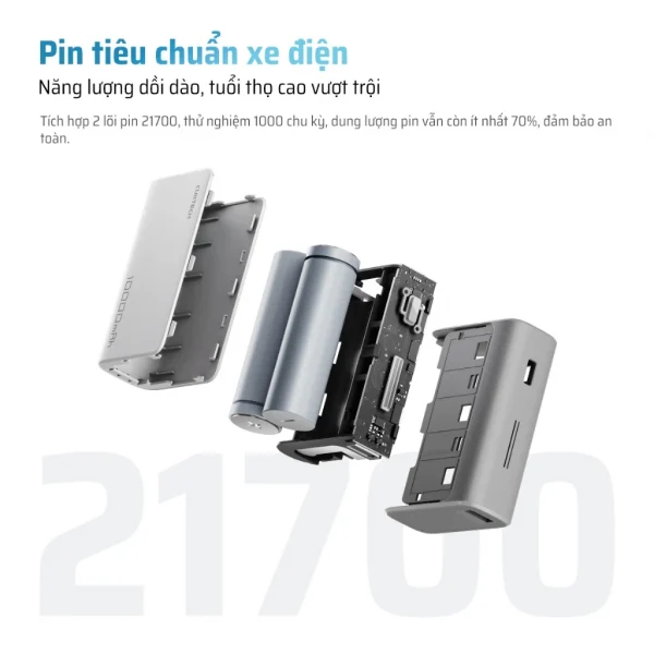 Pin sạc dự phòng 10000mAh CUKTECH PB100 30W - Ảnh 3
