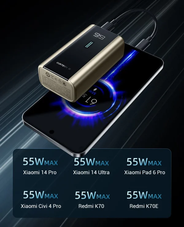 Sạc Dự Phòng Cuktech PB060 6000mAh 55W - Ảnh 4