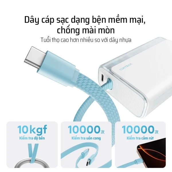 Pin sạc dự phòng 10000mAh Cuktech LPB100 - Ảnh 5