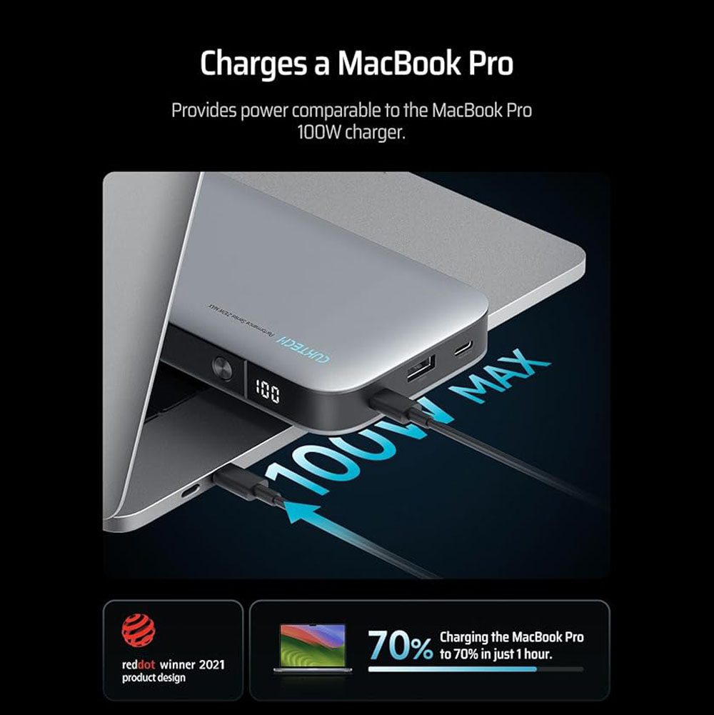 Sạc Dự Phòng Sạc Nhanh 25000mAh Cuktech PB250
